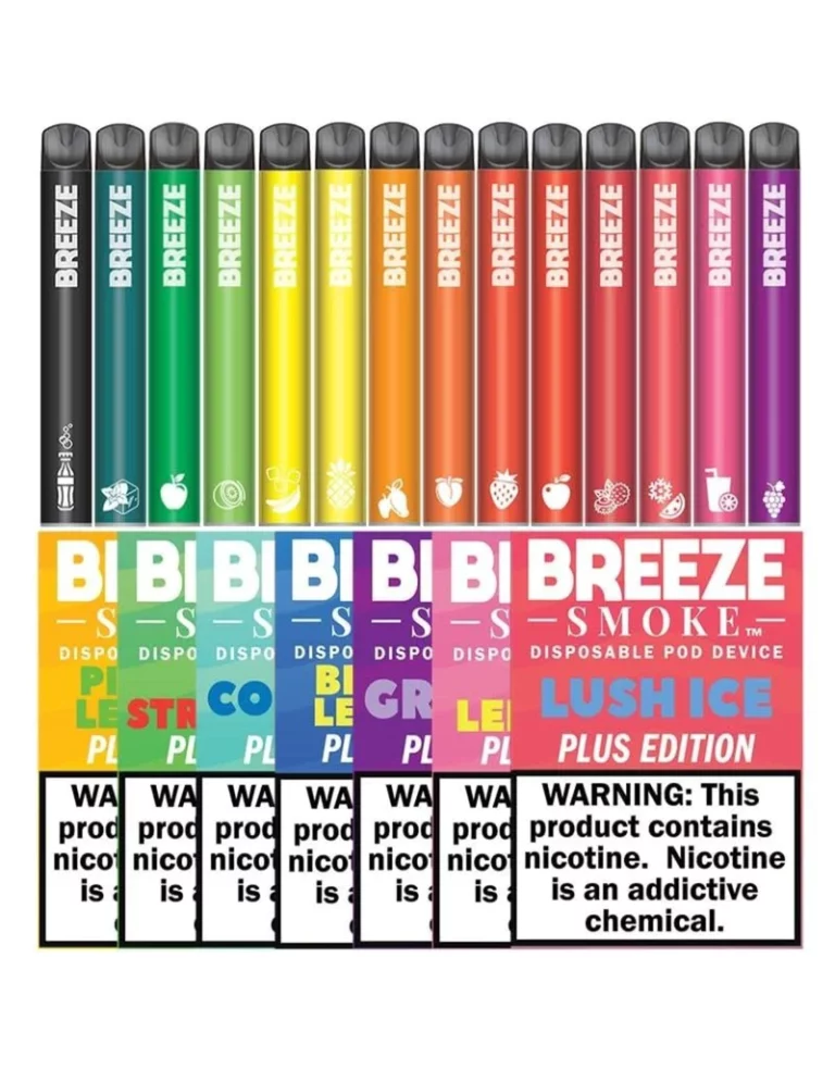 Breeze Plus Zero Nicotine – Disposable Vape Pod